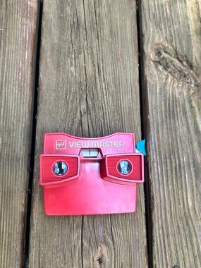 Vintage GAF Viewmaster Stereoscope Viewer Red, White & Blue